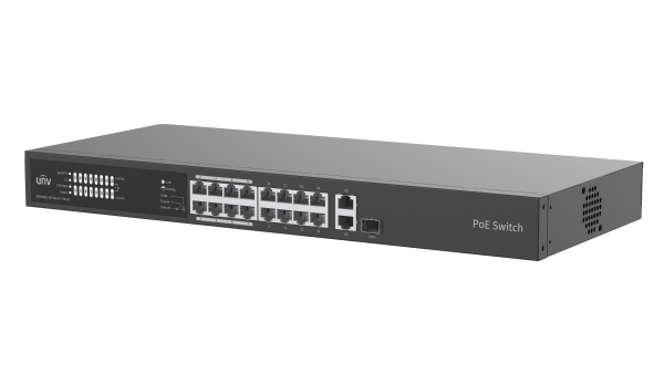 Uniview UNV NSW2020-16T1GT1GC-POE-IN 18-Port 250W PoE Switch with Gigabit Uplinks
