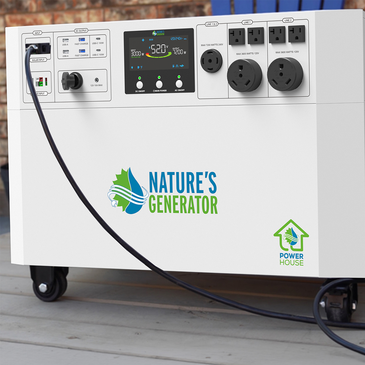 Nature's Generator Powerhouse Gen 2 Solar and Wind Generator