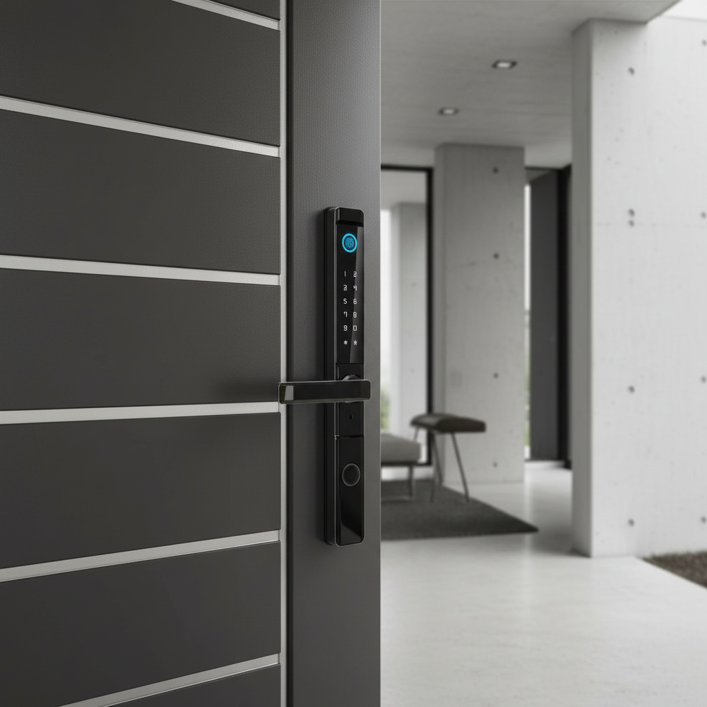 LilyStore Fingerprint Outdoor Smart Door Lock, IP55 Waterproof