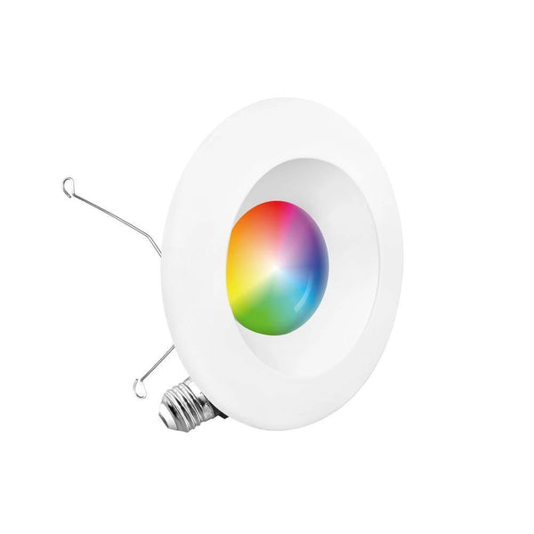 12-Pack 6 In. Wi-Fi Smart 12-Watt 1100 Lumens Thin Recessed Retrofit LED Sleek Series Light Kit/Google, Wet Rated