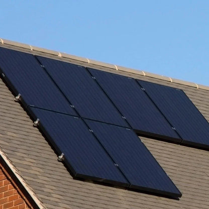 Nature's Generator 410 Watt Monocrystalline Solar Panel (4 Pack) With Solar Panel Mount Rack