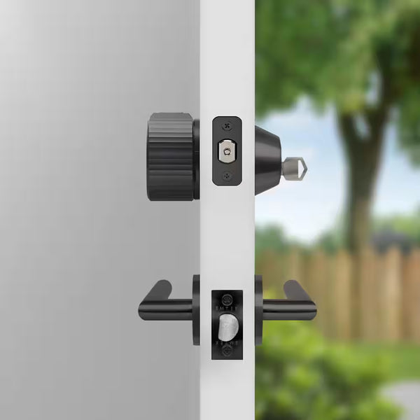 August Wi-Fi Smart Lock, Matte Black – Deadbolt Retrofit