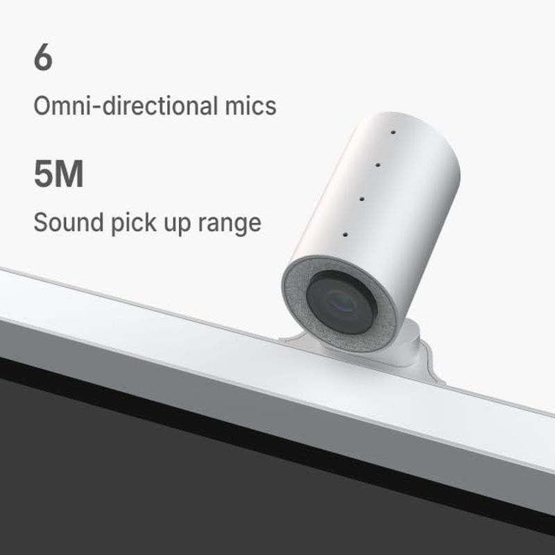 Vibe 4K Smart Camera with 6 Mics & 142° Wide View