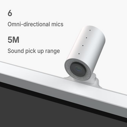 Vibe 4K Smart Camera with 6 Mics & 142° Wide View