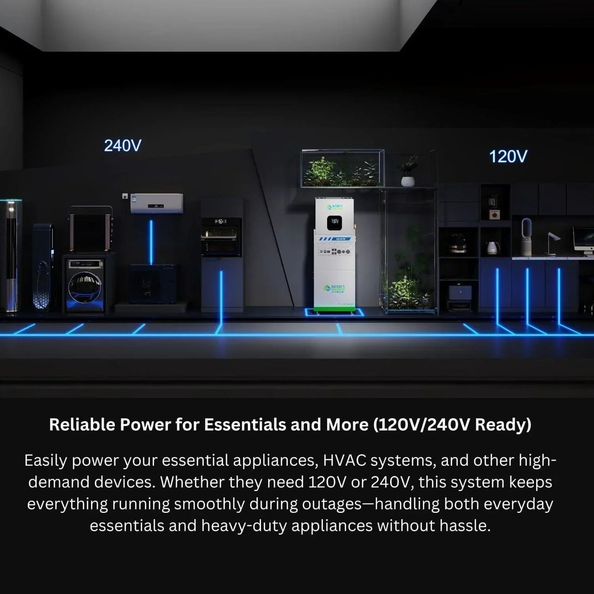 Nature's Generator MyGrid 10K Solar and Wind Generator for Home