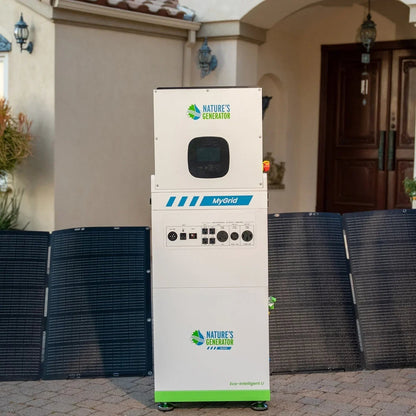 Nature's Generator MyGrid 10K with Transfer Switch for House Battery Backup