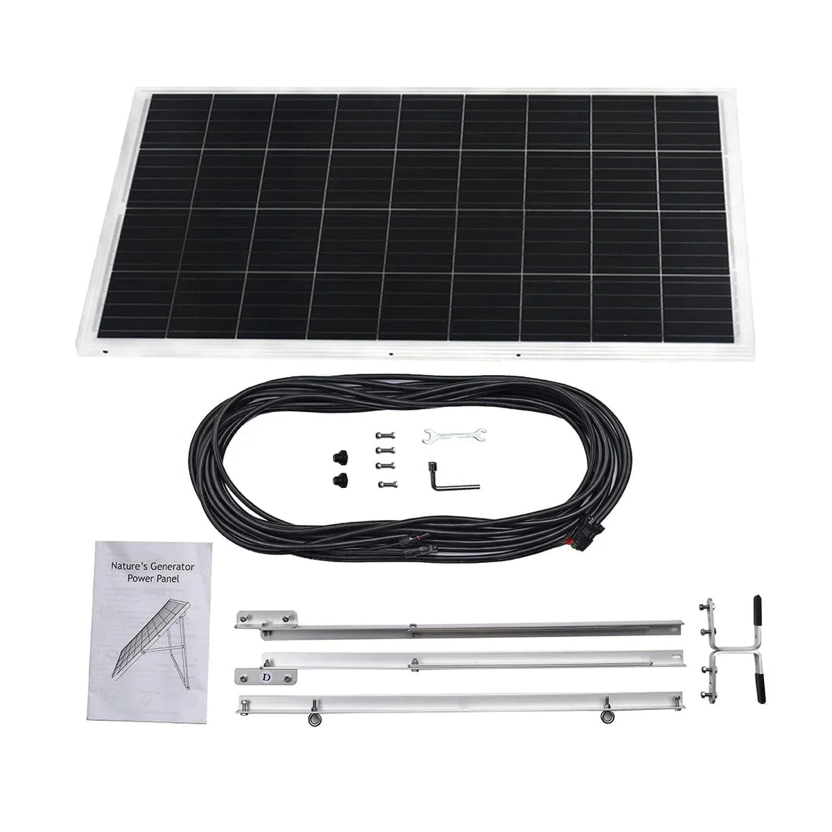 Nature's Generator Lithium 3600 Solar Generator and Transfer Switch