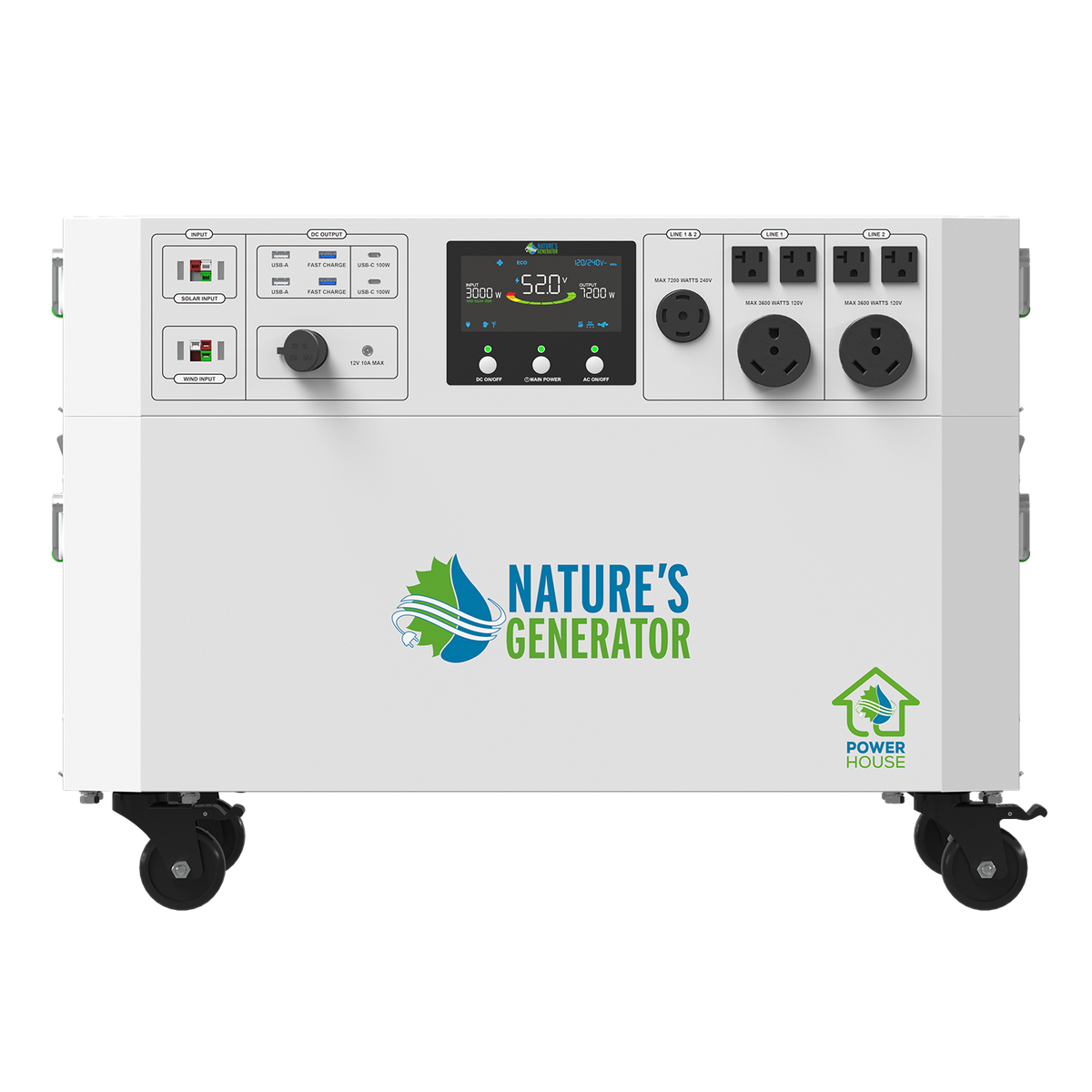 Nature's Generator Powerhouse Gen 2 Whole Home Solar Generator