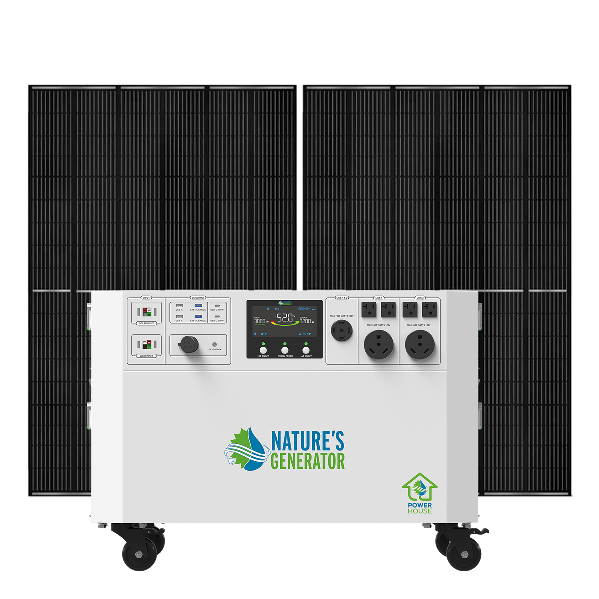Nature's Generator Powerhouse Gen 2 Whole Home Solar Generator