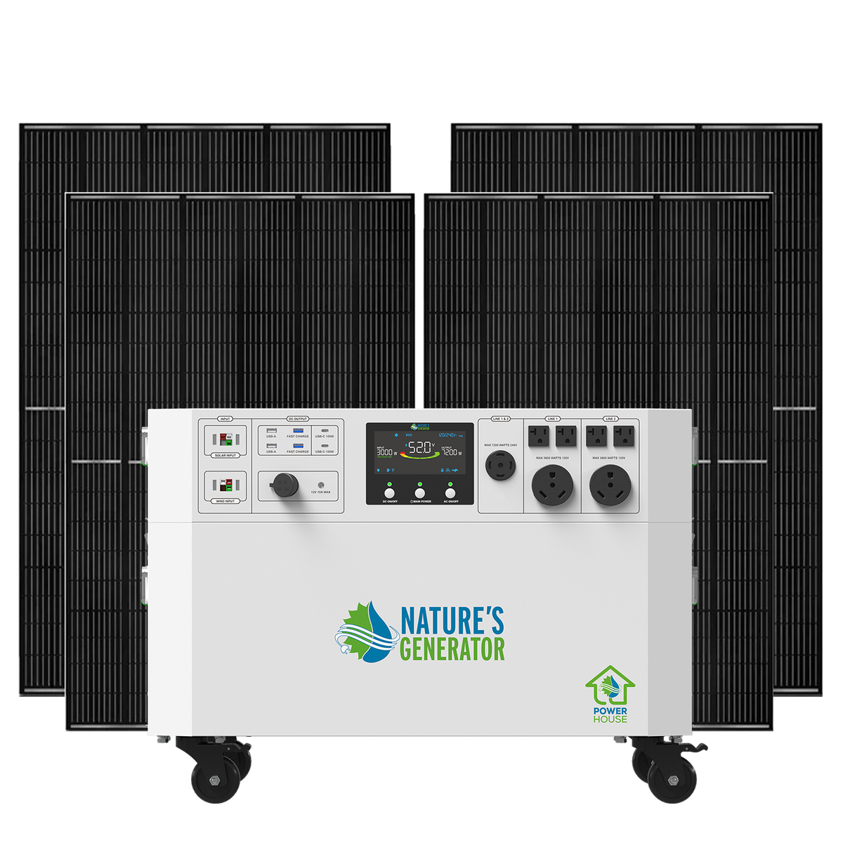Nature's Generator Powerhouse Gen 2 Whole Home Solar Generator