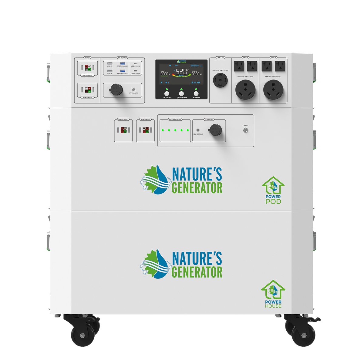 Nature's Generator Powerhouse Gen 2 Whole Home Solar Generator