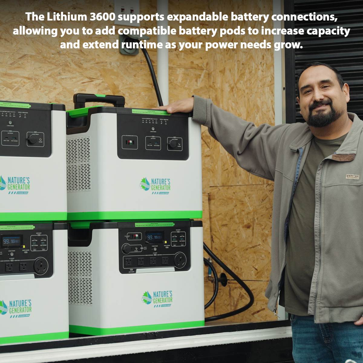 Nature's Generator L3600 Expandable Power Station