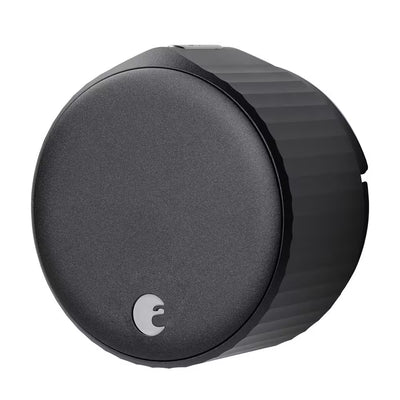 August Wi-Fi Smart Lock, Matte Black – Deadbolt Retrofit