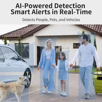 Security Camera System Built to Deliver 360° Coverage, 4K Solar Power, Dual Battery Backup, 2-Pack