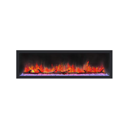 Dynasty Cascade 64-Inch Smart Linear Electric Fireplace With Front Facing Heater [DY-BTX64] (SAK15932)