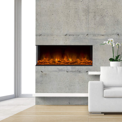 Dynasty Melody 40-Inch Multi-Sided Smart Electric Fireplace With Remote Control [DY-BTS40] (SAK48210)