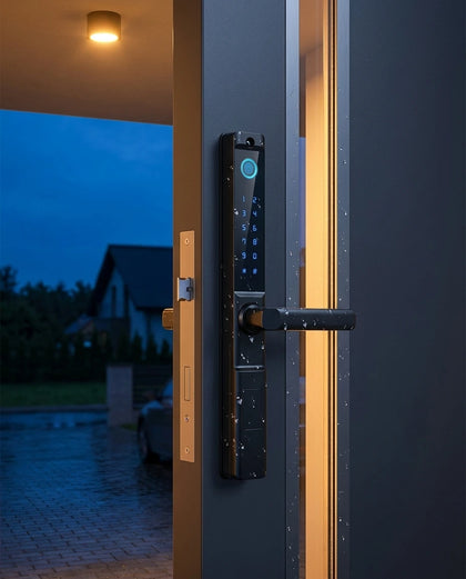 Lifestyle photo for the Smart Locks collection