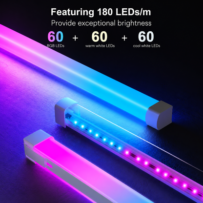 BIBIVIS 16 Ft. Hardwired RGBCW Smart LED Strip Light