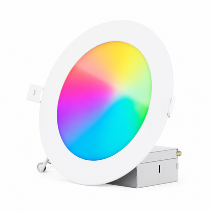 InfiBrite 6-in Wi-Fi Smart Ultra-Thin Recessed LED Light, 12-Pack