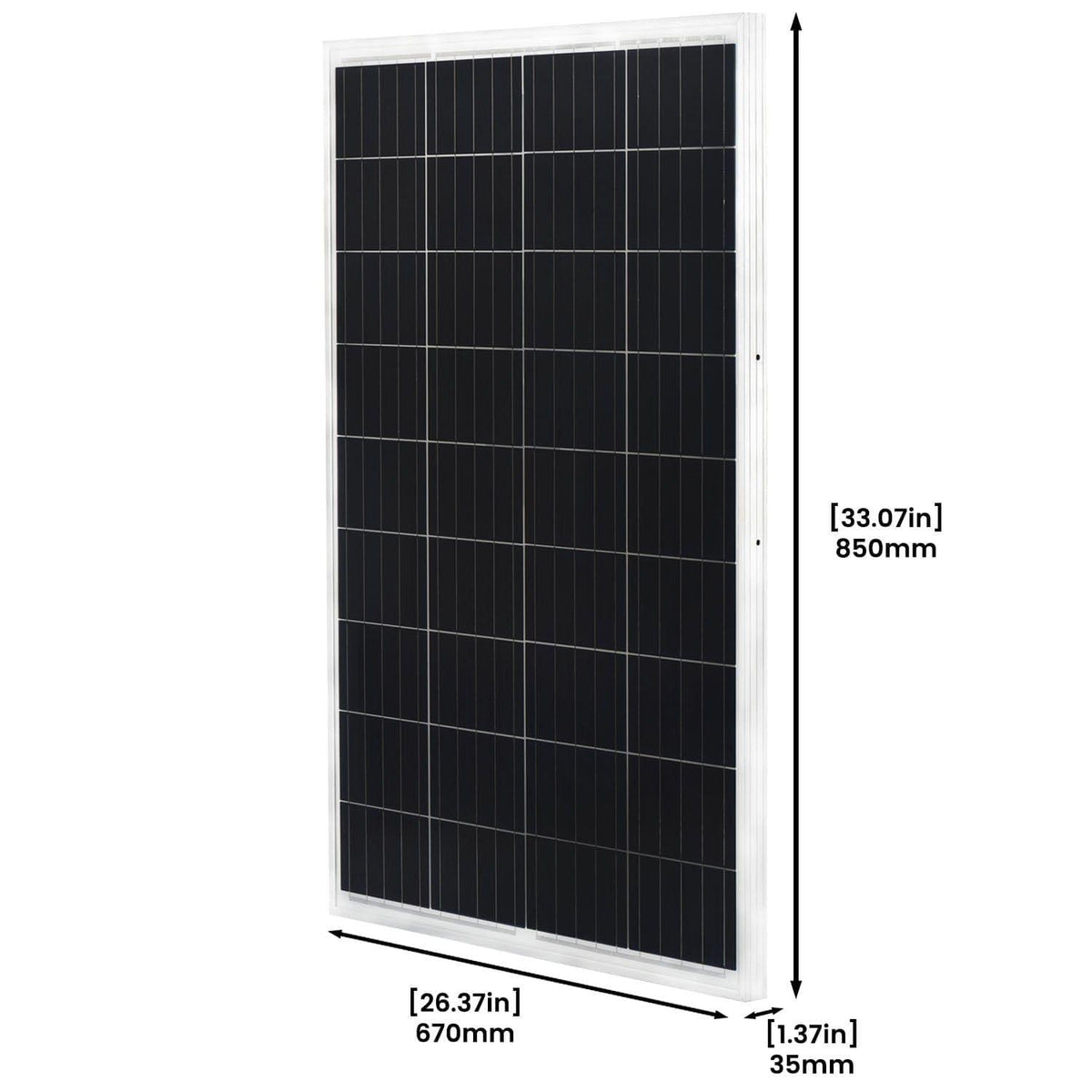 Nature's Generator 100W Rigid Solar Panels